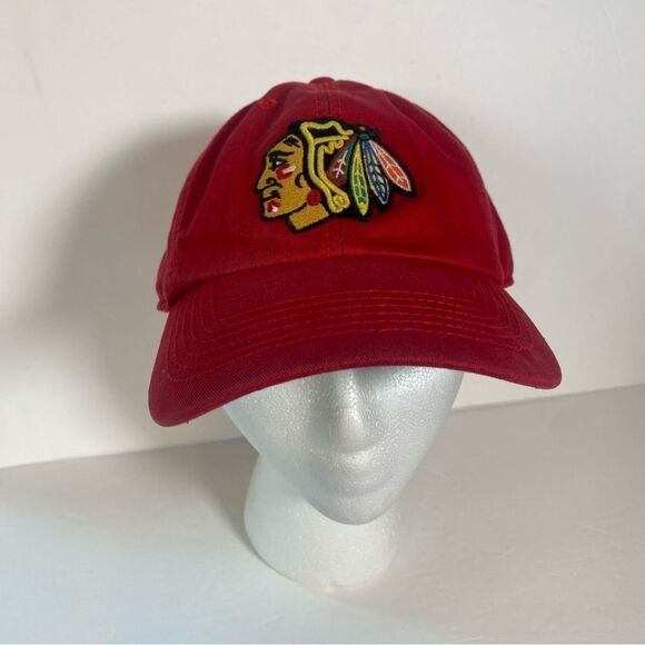 Forty Seven Red Chicago Blackhawks Baseball Cap Size XL - Picture 1 of 12
